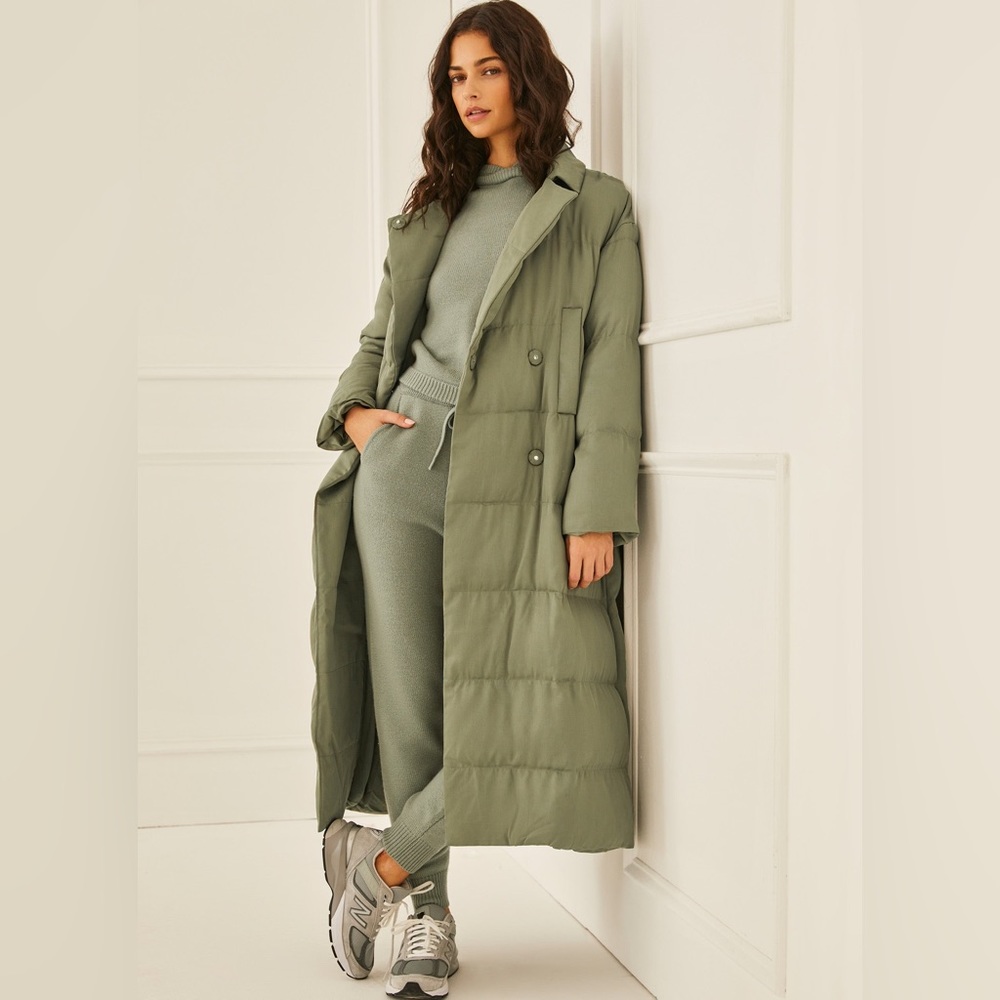 Something Navy Long Coat